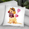 Valentine Puppy V Throw Pillow By World Art Group
