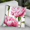 Winsome Peonies I Throw Pillow By World Art Group
