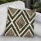 Driftwood Geometry Ii Throw Pillow By World Art Group
