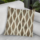 Driftwood Geometry Viii Throw Pillow By World Art Group