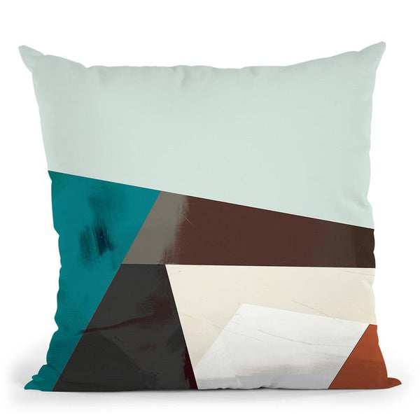 Block Detail I Throw Pillow By World Art Group