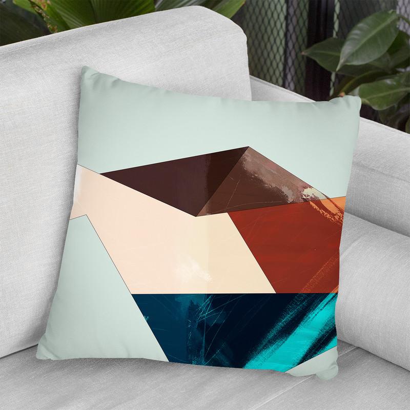 Block Detail Ii Throw Pillow By World Art Group