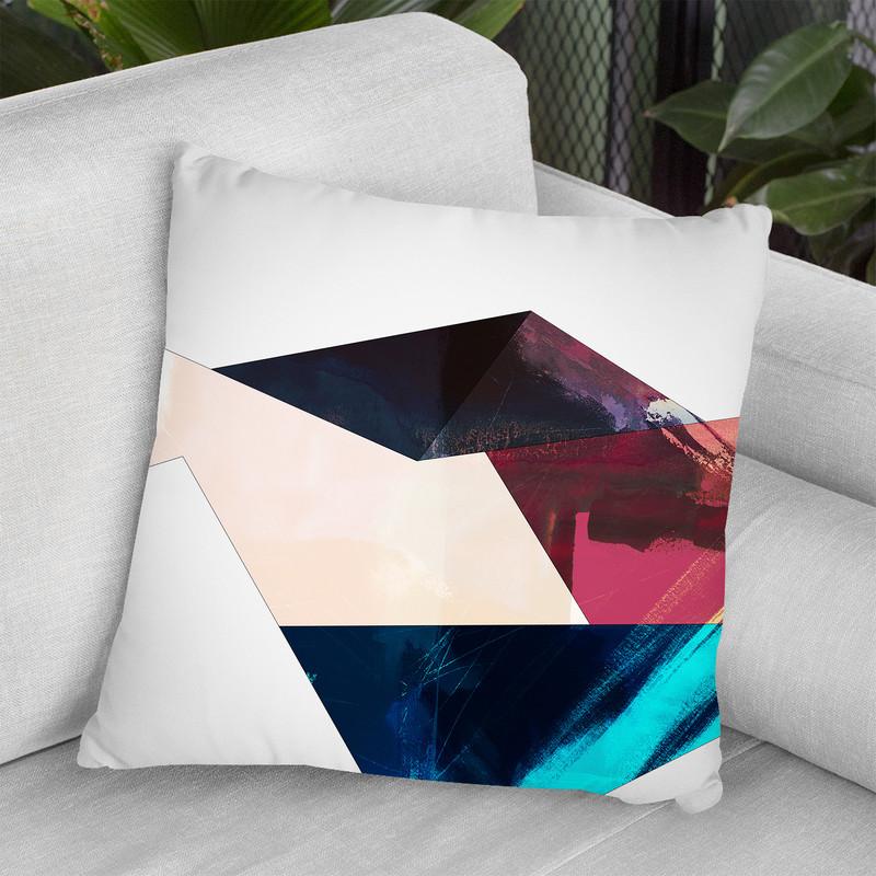 Block Detail Iii Throw Pillow By World Art Group