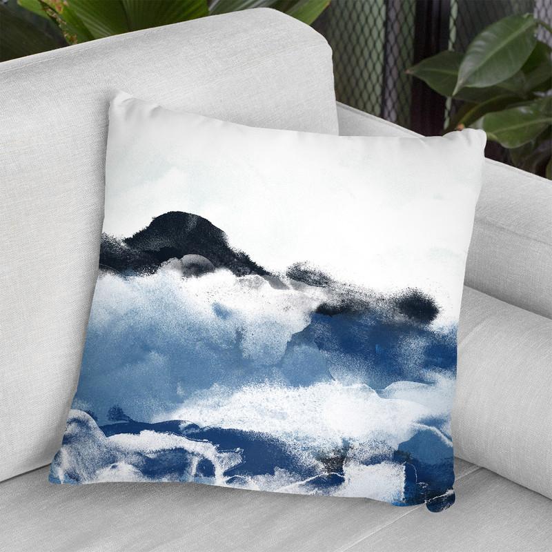Sea Surface I Throw Pillow By World Art Group