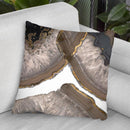 Neutral Agates Ii Throw Pillow By World Art Group