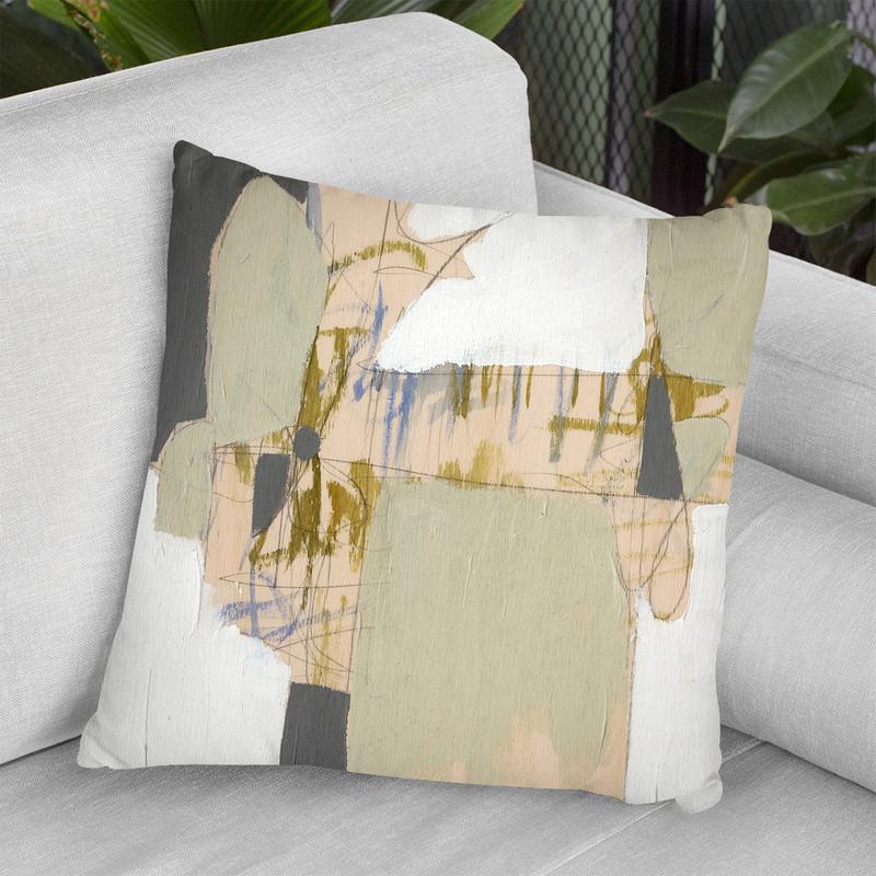 Warm Neutrals I Throw Pillow By World Art Group