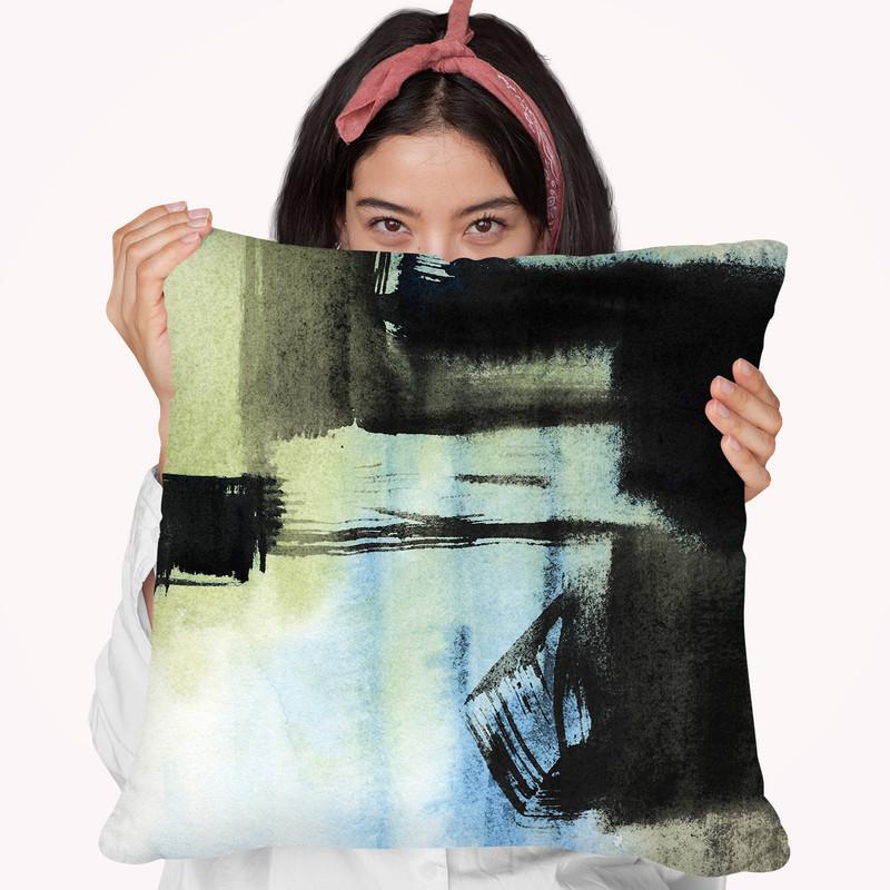 Obscured Plane I Throw Pillow By World Art Group