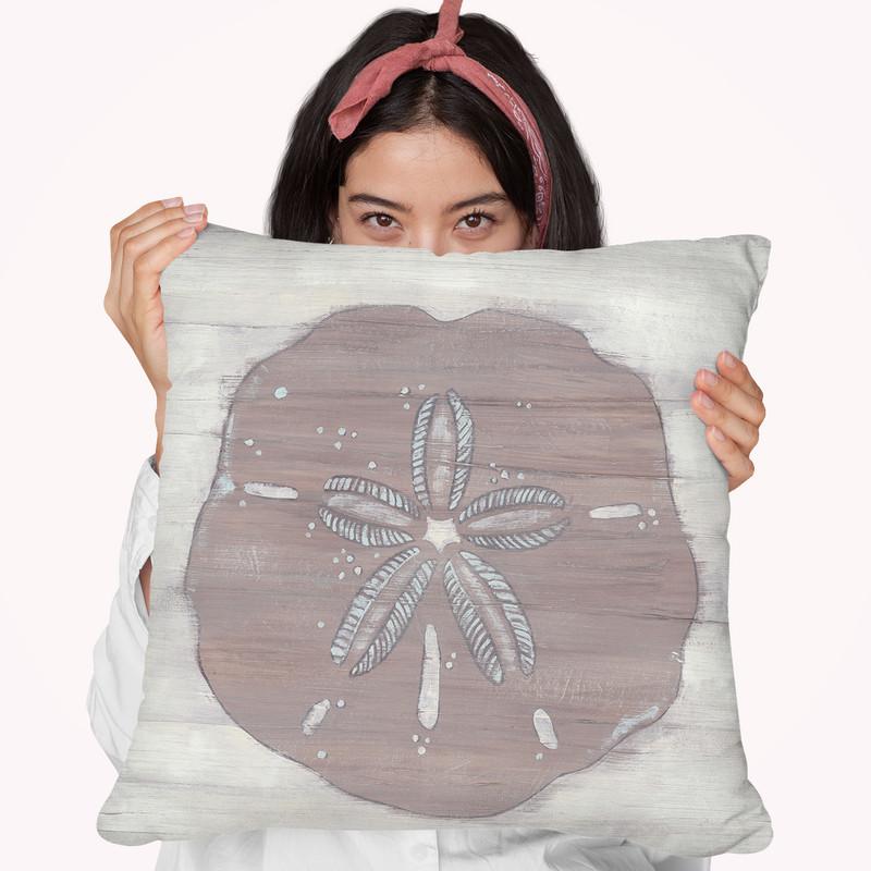 Driftwood Silhouette Iv Throw Pillow By World Art Group