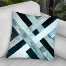 Watercolor Weave I Throw Pillow By World Art Group