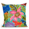 Secret Garden Floral Ii Throw Pillow By World Art Group