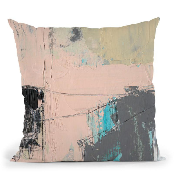 Pink-A- Boo I Throw Pillow By World Art Group