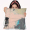 Pink-A- Boo I Throw Pillow By World Art Group