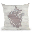 Driftwood Silhouette V Throw Pillow By World Art Group