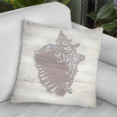Driftwood Silhouette V Throw Pillow By World Art Group