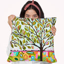 Tree Abstract Throw Pillow By World Art Group