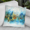 Aqua Azul I Throw Pillow By World Art Group