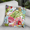 Paper Birds I Throw Pillow By World Art Group