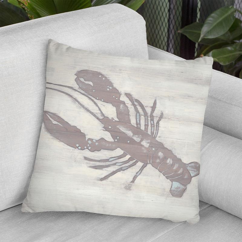 Driftwood Silhouette Vi Throw Pillow By World Art Group