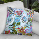 Paper Birds Ii Throw Pillow By World Art Group