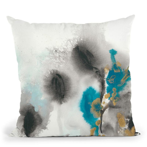 Cerulean Mirage I Throw Pillow By World Art Group