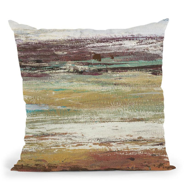 Plum Vista I Throw Pillow By World Art Group