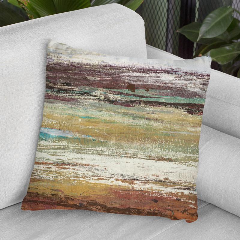 Plum Vista I Throw Pillow By World Art Group