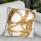 Ace Of Spades In Gold Ii Throw Pillow By World Art Group