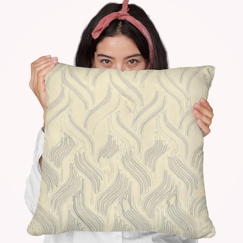Chenille I Throw Pillow By World Art Group