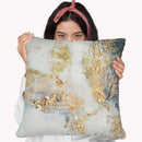 Gilded Aerial Throw Pillow By World Art Group