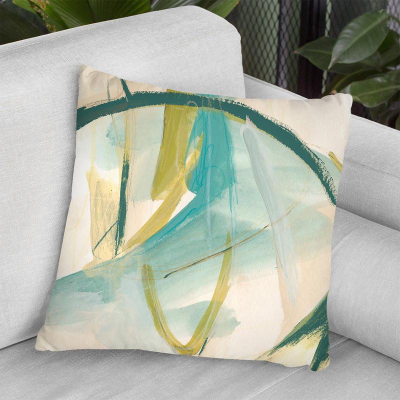 Vertigo Note I Throw Pillow By World Art Group