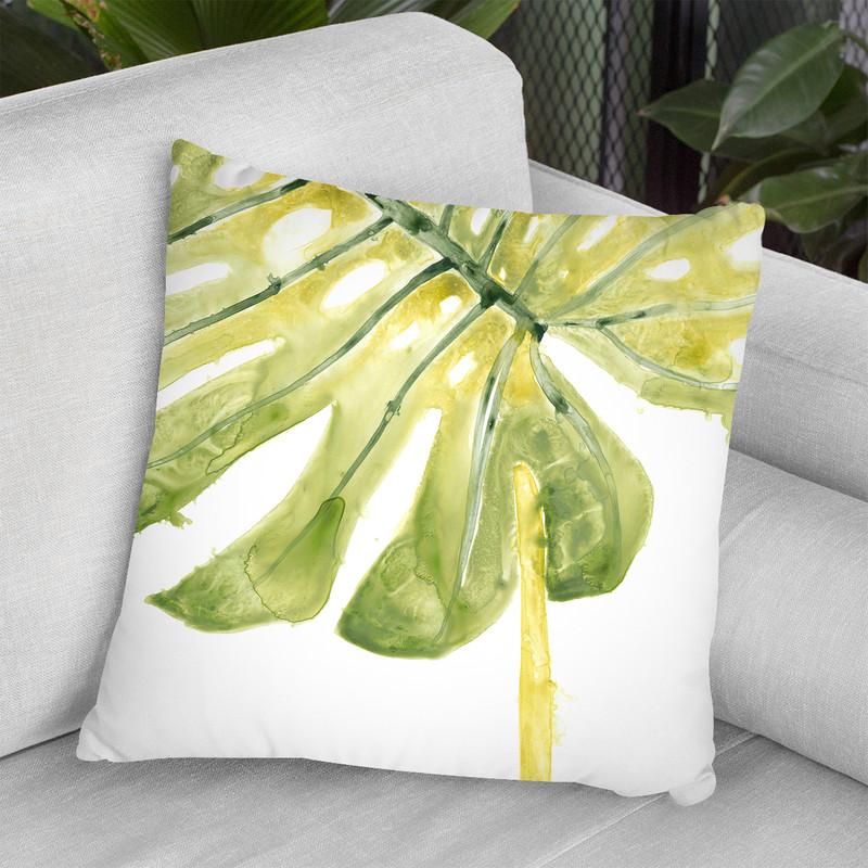 Verdant Impressions I Throw Pillow By World Art Group