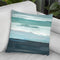 Teal Sea I Throw Pillow By World Art Group