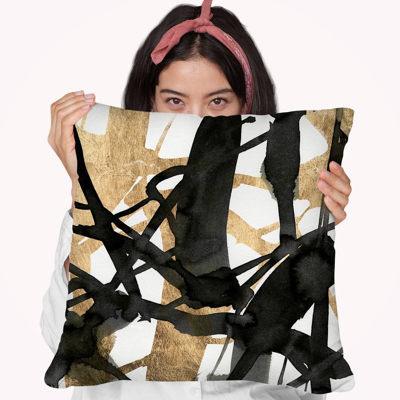 Embellished Luxe Throw Pillow By World Art Group
