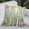 Kaleidoscope Birches I Throw Pillow By World Art Group