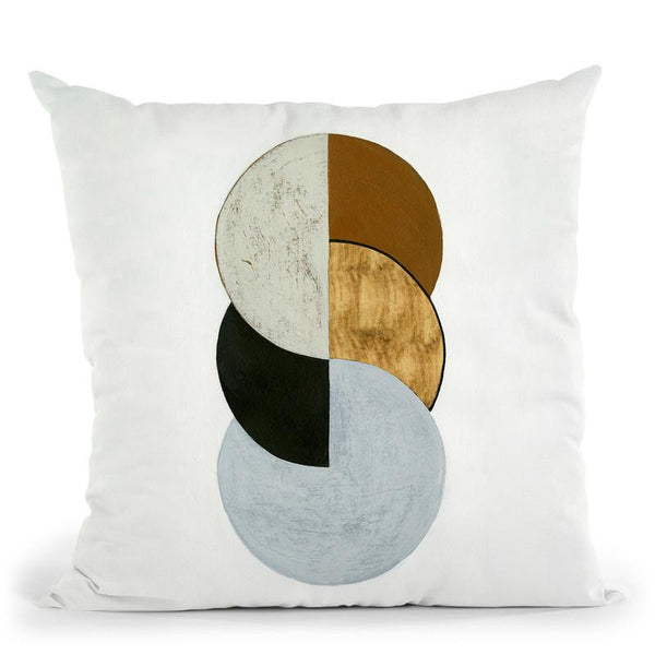 Stacked Coins I Throw Pillow By World Art Group