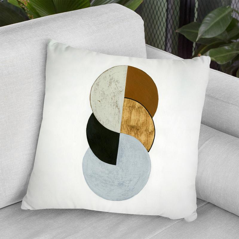 Stacked Coins I Throw Pillow By World Art Group
