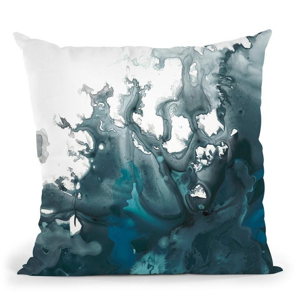 Indigo Tempest I Throw Pillow By World Art Group