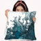 Indigo Tempest I Throw Pillow By World Art Group