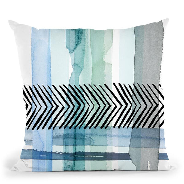 Silver Cross Stitch I Throw Pillow By World Art Group