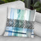 Silver Cross Stitch I Throw Pillow By World Art Group