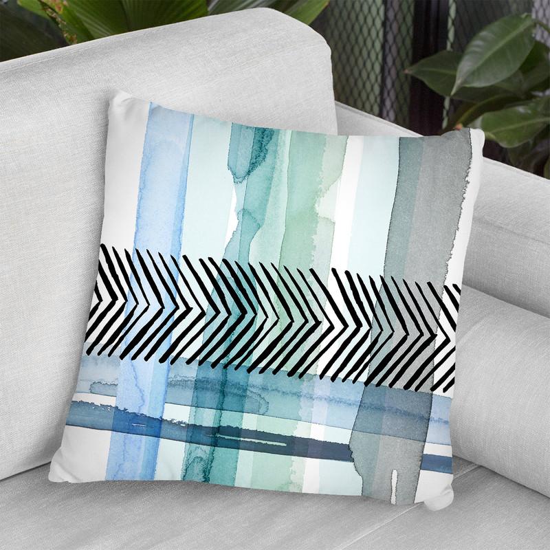Silver Cross Stitch I Throw Pillow By World Art Group