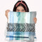 Silver Cross Stitch I Throw Pillow By World Art Group