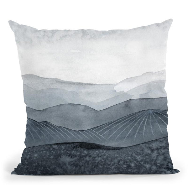 Blustering Valley I Throw Pillow By World Art Group