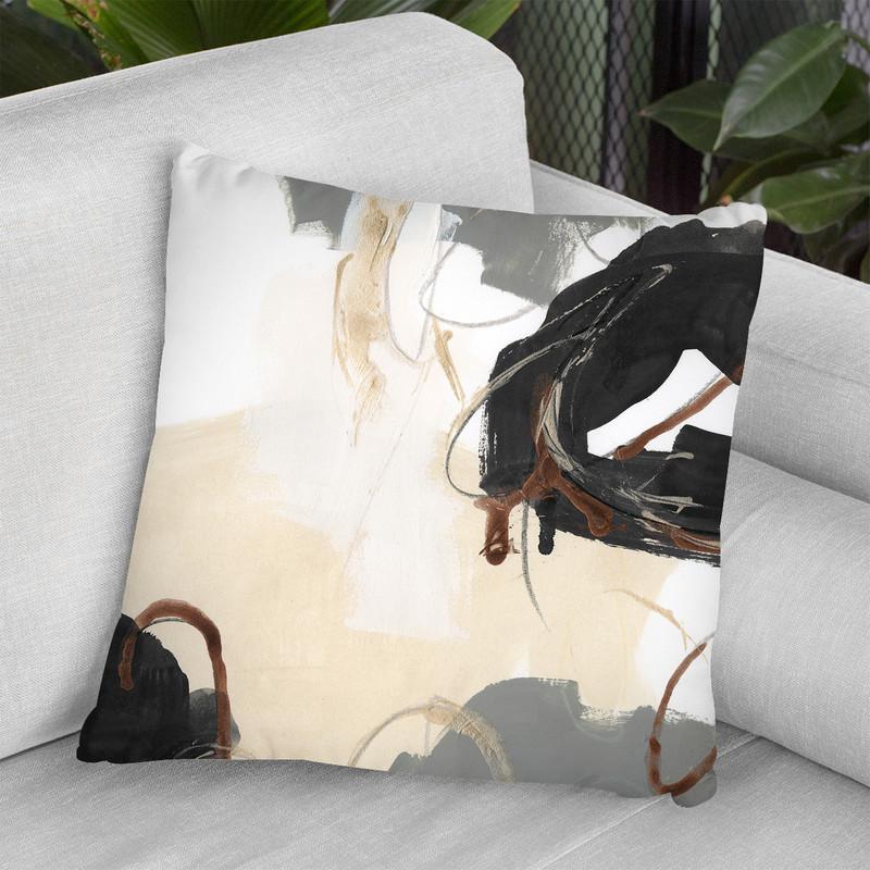 Essential Gesture Iv Throw Pillow By World Art Group