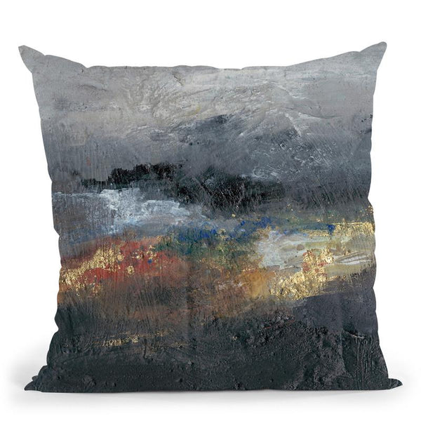 Mountains In The Mist Iii Throw Pillow By World Art Group