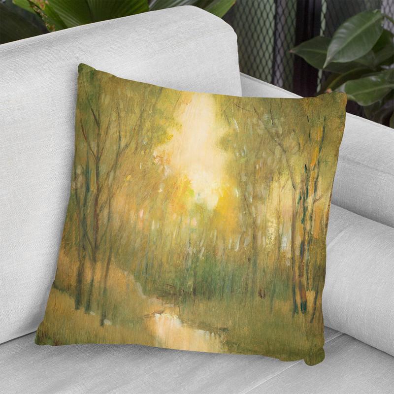 Forest Sanctuary I Throw Pillow By World Art Group