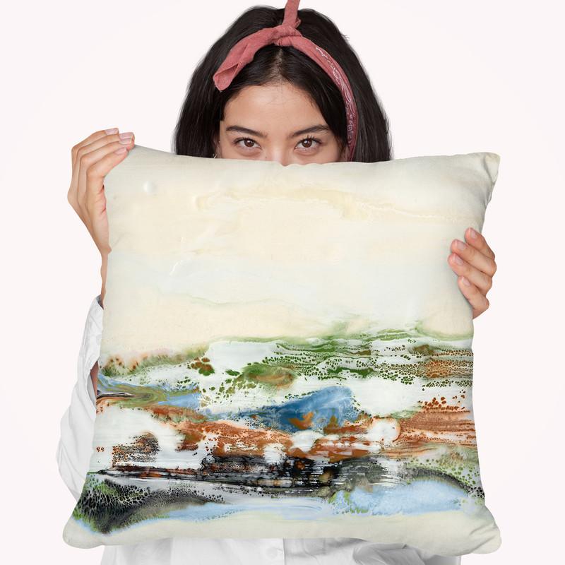 Melting In Love I Throw Pillow By World Art Group