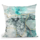 Sea Lace I Throw Pillow By World Art Group