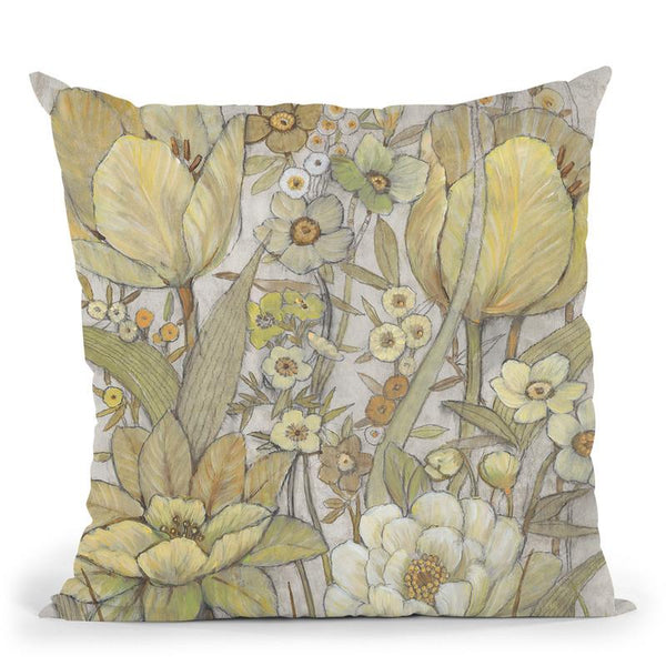 Mix Floral I Throw Pillow By World Art Group