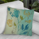Spa & Sage Bouquet I Throw Pillow By World Art Group